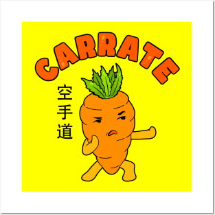 Carrot and karate Posters and Art